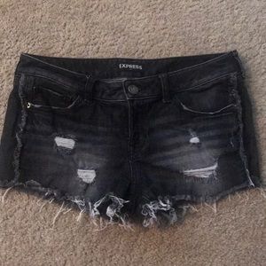 Express EUC Black shortie size 8